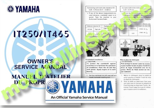 Yamaha it250 it465 workshop - yamaha,