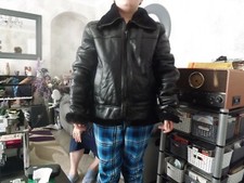 mens   flying  jacket  real