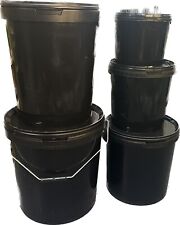 Plastic Buckets With Lid And