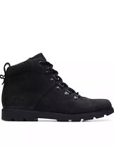 Clarks Older  Boys HEATH HIKE BLACK Suede Boots UK 1  G EU 33