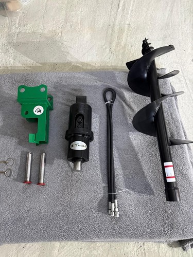 Mini digger auger attachment - auger,