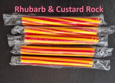 Blackpool rock sticks rhubarb - rock,