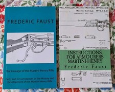 Martini-Henry booklets by Frederic Faust Lineage + Instructions for Armourers
