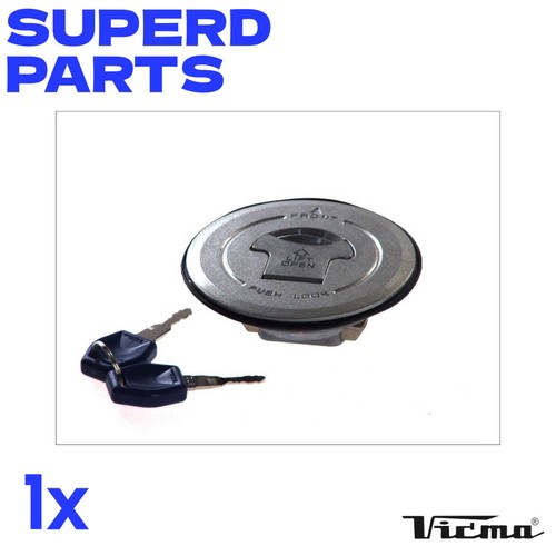 Fuel filler cap with lock - with,