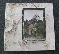 LED ZEPPELIN IV SYMBOLS 1ST UK PRESSING VINYL LP RED/PLUM  1971 2401012 EX+