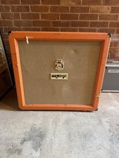 Orange PPC412 Guitar Cabinet Used With Dust Cover