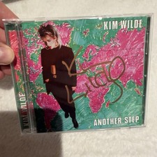 CD Album Rare VGC Hand Signed Kim Wilde Another Step Deluxe Edition