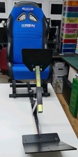 Game Racer Pro Corbeau Seats Chair With Mount's For Pedals And Steering Wheel