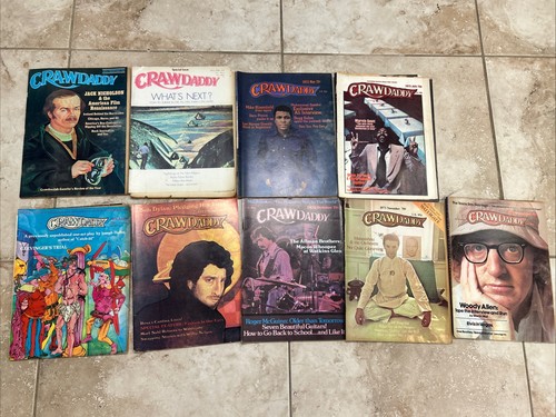 Crawdaddy magazine issue lot - crawdaddy,