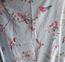 Duck Egg Blue Floral & Bird