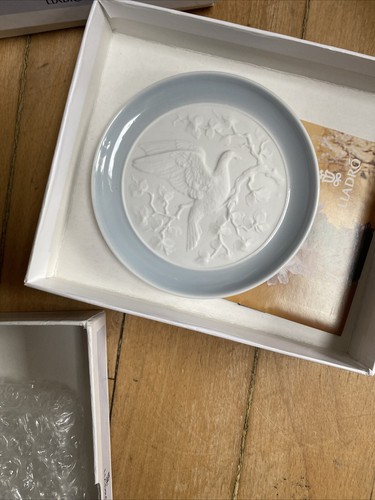 Lladro dove mini plate - mini, with