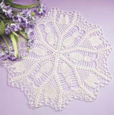 Crochet pattern copy 4313.    Large lacy doily.  20.5 inches.  Cotton