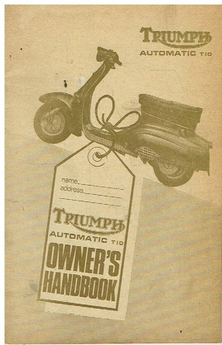 Triumph t10 automatic scooter - t10,