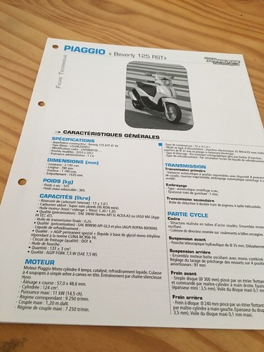 Piaggio scooter 125 beverly - 125,