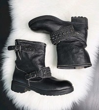 ASH Rebel Black Leather Pull