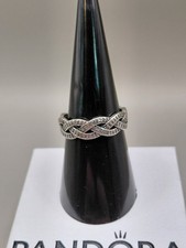 Pandora Silver And CZ Braid