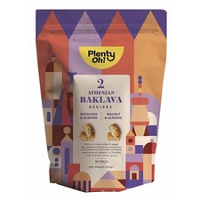 Plenty Oh Athenian Baklava Greek Pastry with Honey Walnuts & Pistachios 600g