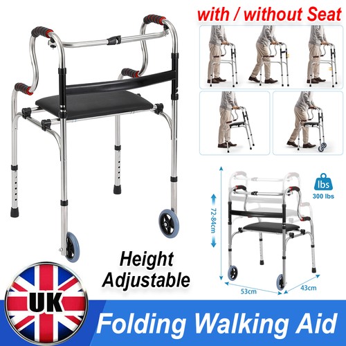 Folding walking frame - folding,