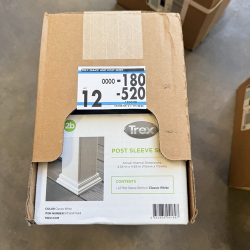 Lot trex 4x4 post sleeve - 12,