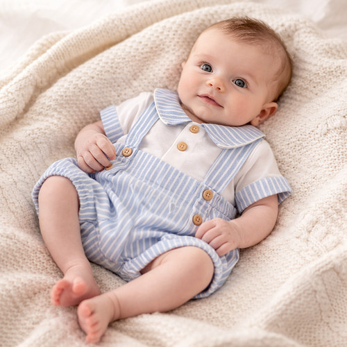 Spanish baby boy striped - spanish,