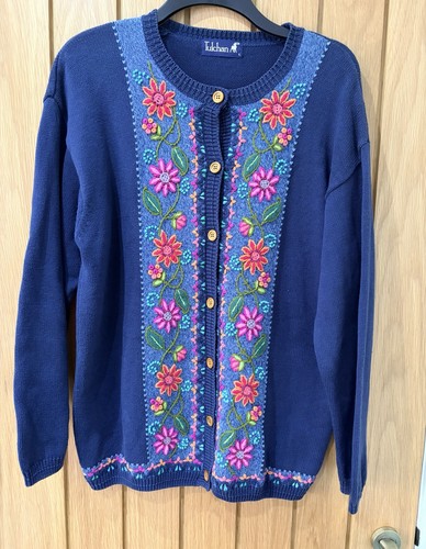 Tulchan womens cardigan navy - womens,