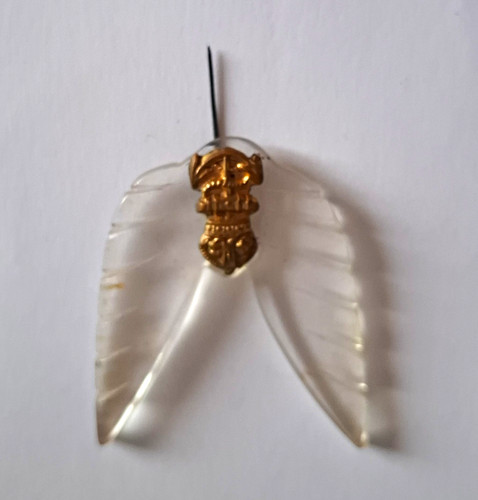 British army winged lapel pin - army,