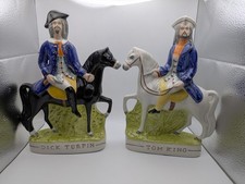 Pair Of Antique Staffordshire