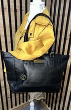 Pure Luxuries Womens Black Cow