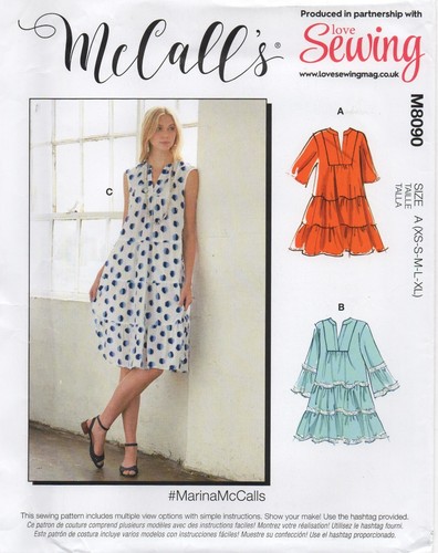 Mccalls sewing pattern 8090 - pattern,