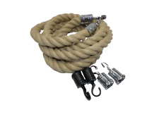 Rope Barrier Handrail Decking - Choose From Complete 3.4m Rope or End Hooks