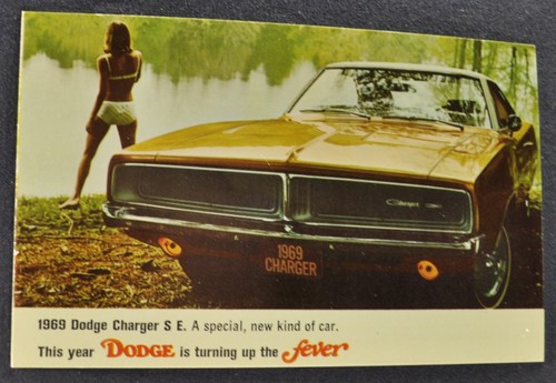 1969 dodge charger - 1969, postcard