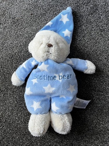 Mothercare blue bedtime bear - blue,