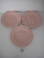 3 x T G GREEN CORNISHWARE PINK