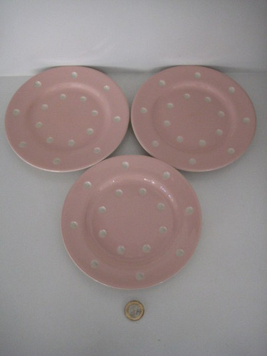 Green cornishware pink - t,