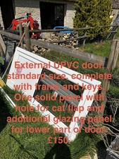 UPVC Double Glazed Door With