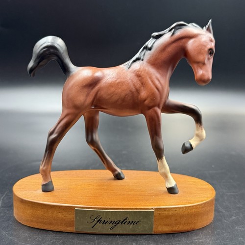 Beswick springtime brown horse - brown,