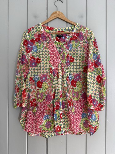 Talbots blouse large cotton - blouse, l
