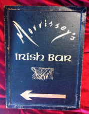 Vintage Irish Bar Advertising Sign, Morrissey's