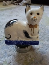 Staffordshire Pottery Cat Vintage