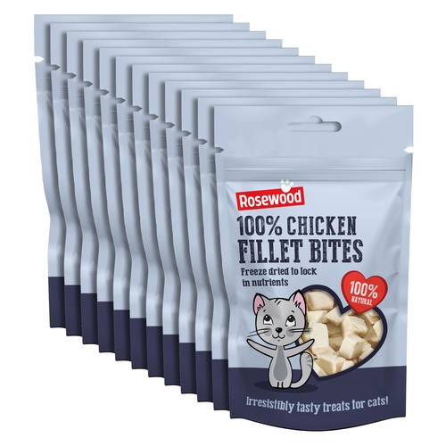 Freeze dried chicken bites - freeze,