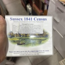  Sussex 1841 Census - Stepping Stones Data CDs Genealogy / Ancestry