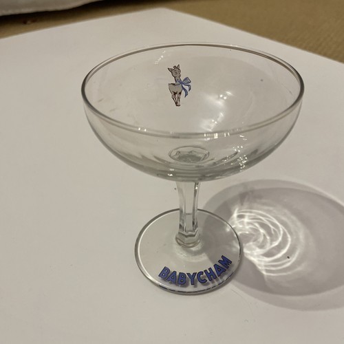 1950 vintage babycham glass - 1950's,