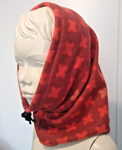 Kids red snood fleece neck - snood,