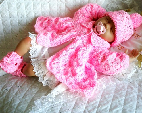 Baby girl knitting pattern - knitting,