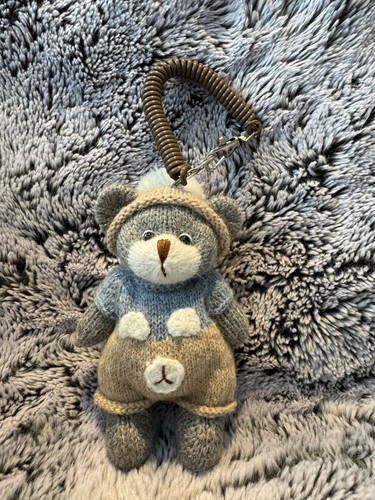 New hand knitted teddy - knitted, bear