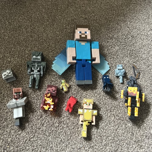 Minecraft figure bundle mattel - figure,