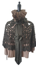 Victorian inspired green lace