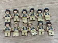 LEGO 12 GERMAN SOLDIER minifigures INDIANA JONES set 7198 iaj003 iaj004 iaj023