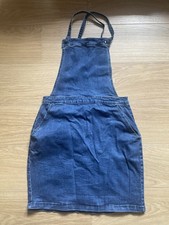 Matalan Ladies Womens Denim Style Dungaree Dress (Blue) UK Size 12
