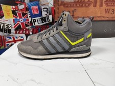 Adidas Neo 10XT Wtr Mid Top Mens Trainers Size UK 9 Grey/Green